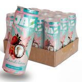 Jaz Energy Drink - Island Kiss Strawberry Coconut | Clean Energy Drink with 150mg Caffeine | No Junk, No Crash | Naturally Sweetened | Made in USA