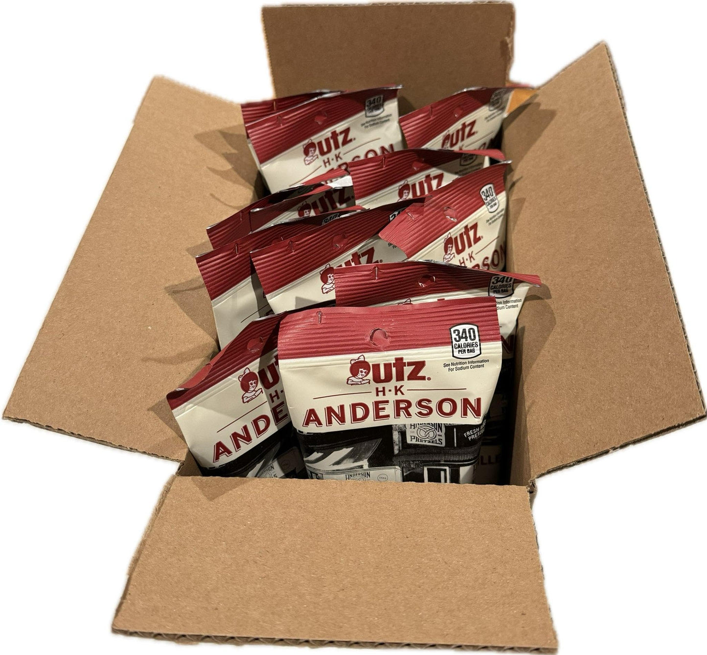 HK Anderson Peanut Butter Filled Pretzel Nuggets, 2.5oz Bag (12-Pack)