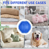 12 PCS Pet Hair Remover for Laundry, Washing Machine Fur Catcher, Effective Cat Dog Laundry Pet Hair Catcher for Clothes, Sheets, Towels, Fleece