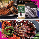 Pit Boss Hatch Chili Verde Premium Barbecue Mixed Seasoning Spice & Rub 2 pk Choice Bundle (10 oz) + Guide & Keychain Bottle Opener (4 Items)!