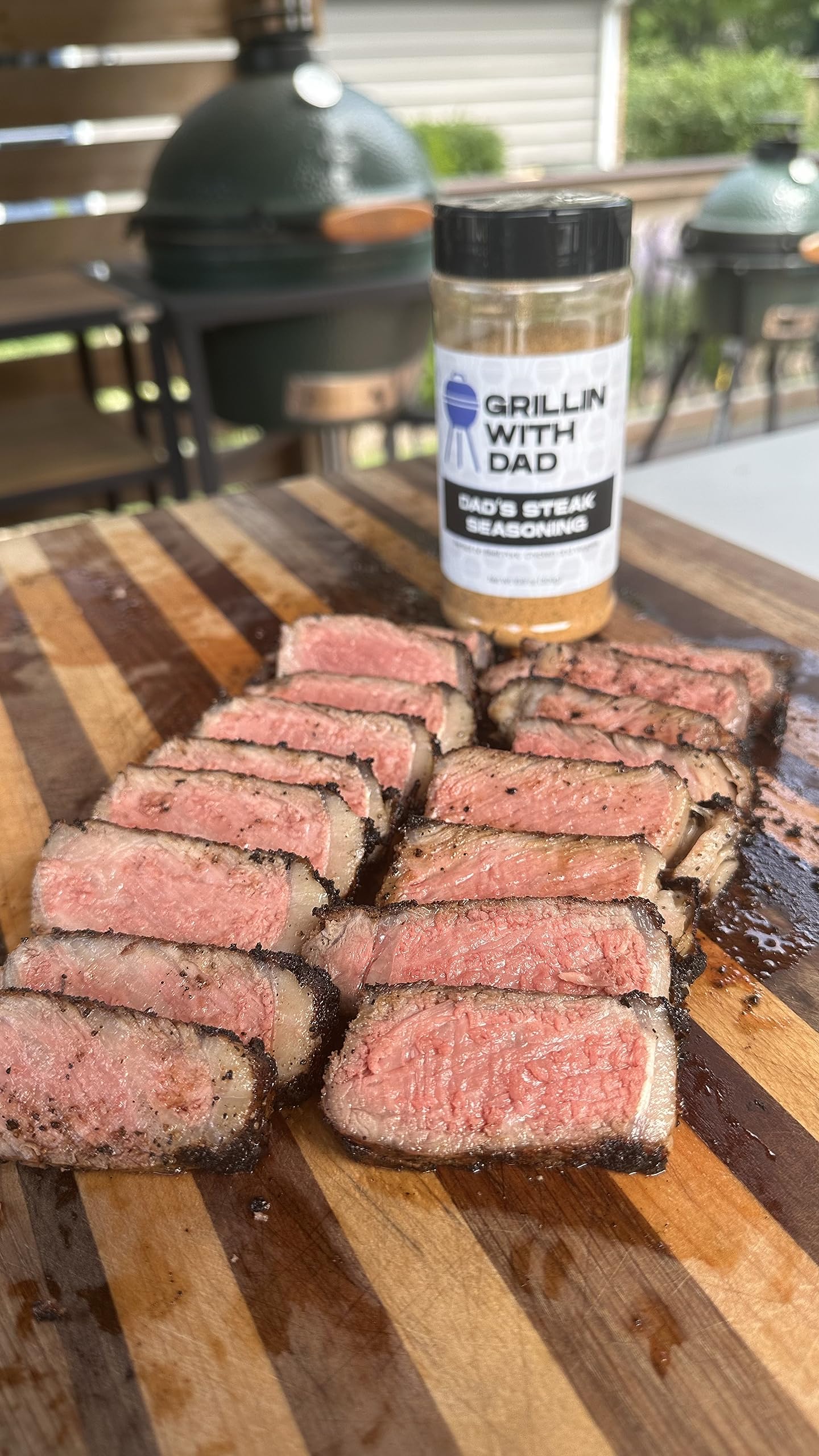 Grillin With Dad Steak Seasoning - Great Tasting Beef Seasonings - Contains Herb, Garlic and Spices - Best Steak Seasoning for Grilling & Smoking