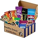 Healthy Snack Box with Individually Wrapped Snacks - Variety Pack for Adults, Office, School, and Travel - 30 Count Bulk Snack Box Assembled by Bussin