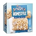 Rice Krispies Treats Homestyle Crispy Marshmallow Squares, Kids Snacks, Snack Bars, Original, 27.9oz Box (24 Bars)