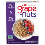 Grape-Nuts Cereal, Low Fat, High Fiber, Kosher, 20.5 oz Box