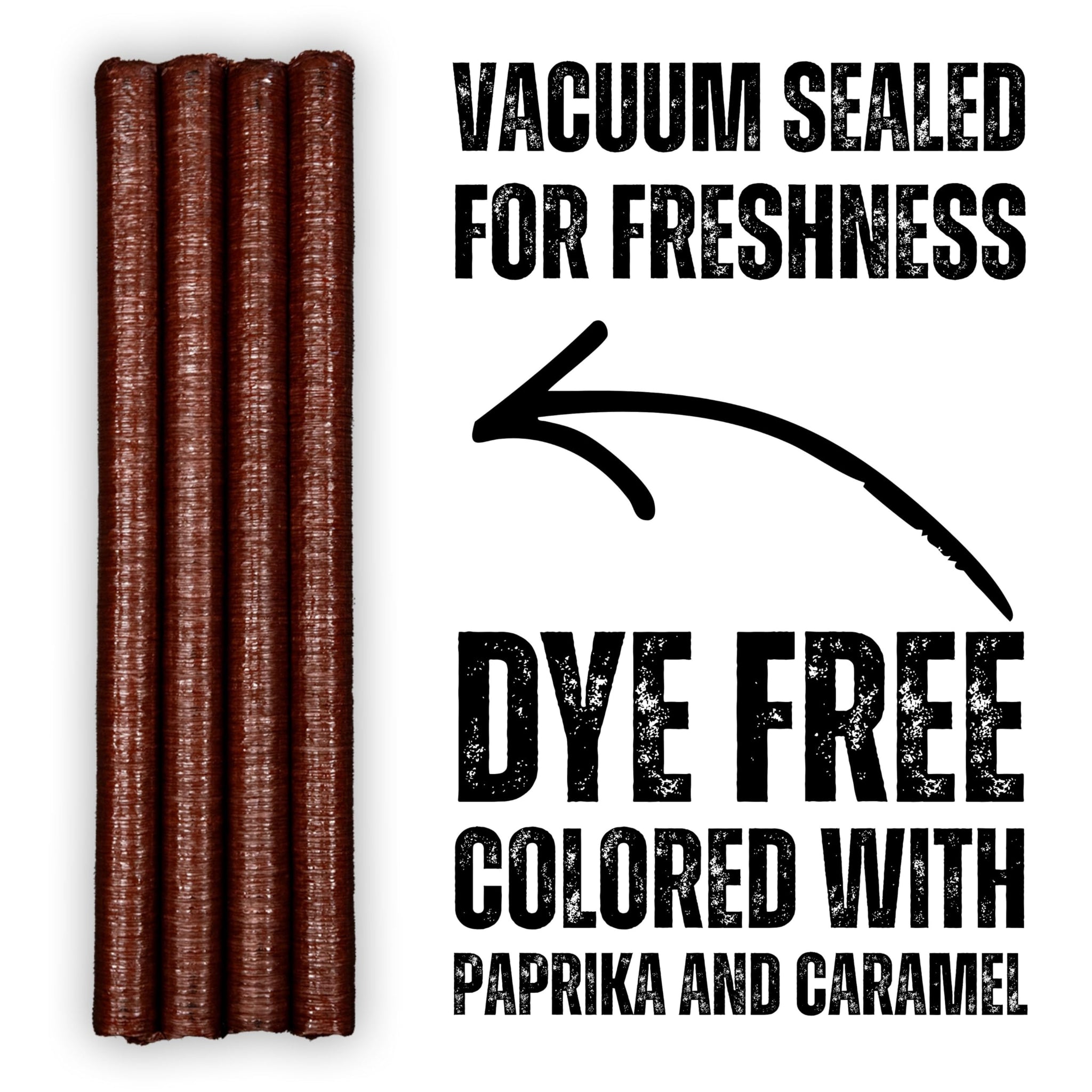 Bearded Butchers Edible 17mm Mahogany Collagen Casings, 4-Pack - Holds 25lb of Beef, Pork or Venison - Vacuum Sealed, Dye-Free Casings for Snack