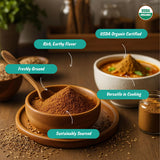 Spice Profile USDA Organic Cumin Powder, Lab Tested for Heavy Metals, Resealable 4oz Pouch, Jeera, Comino Molido