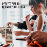 Boxed Water 11.2 oz. (24 Pack) - Better Than Premium Plastic Purified Drinking Water BPA-Free, Refillable Reusable Cartons - Mini