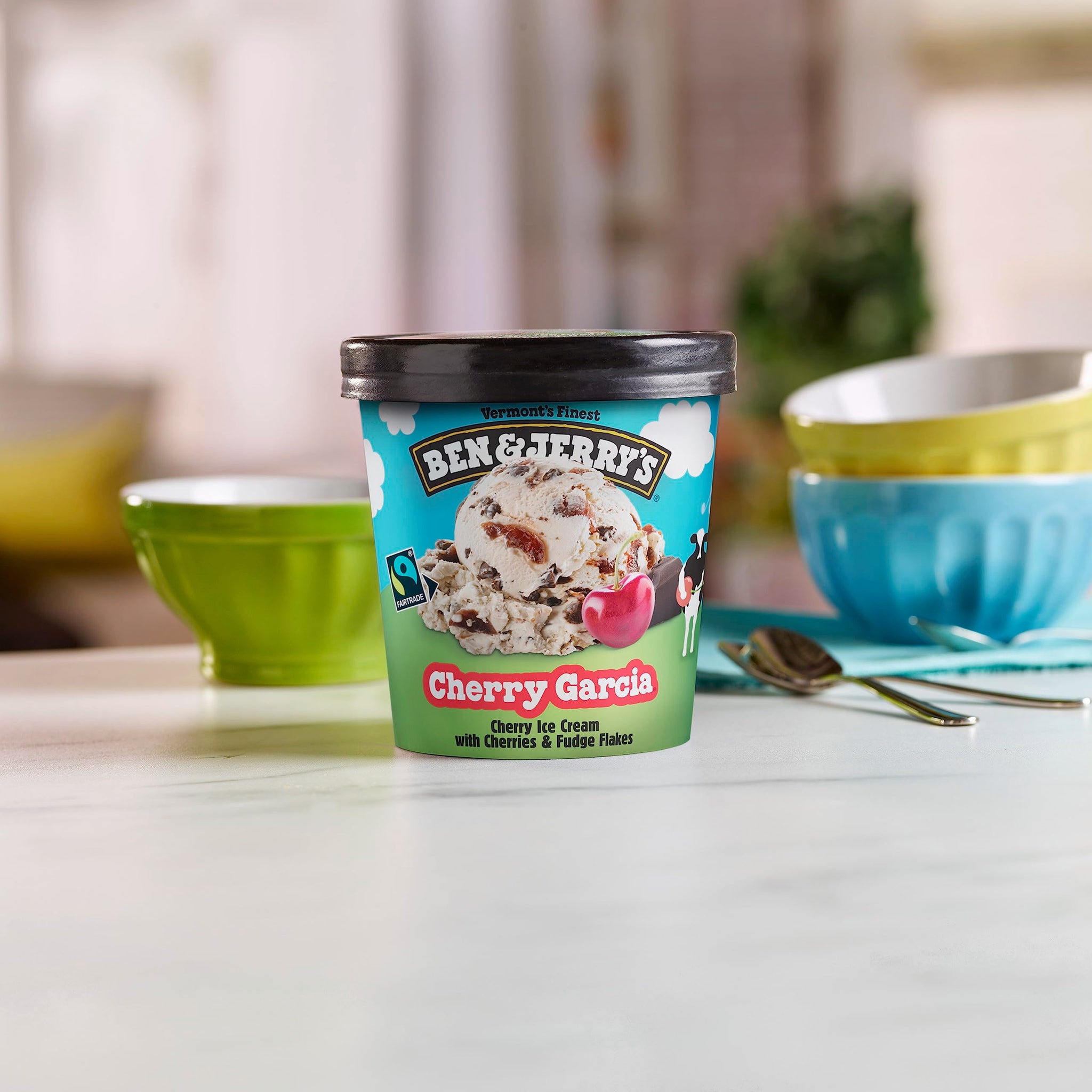 Ben & Jerry's Cherry Garcia Cherry Ice Cream 16 OZ