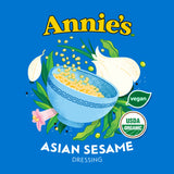 Annie's Organic Asian Sesame Salad Dressing, Non-GMO, 8 fl oz
