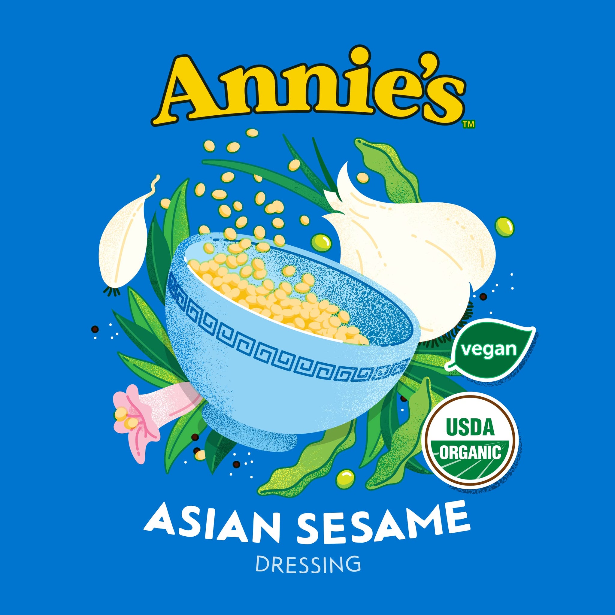 Annie's Organic Asian Sesame Salad Dressing, Non-GMO, 8 fl oz