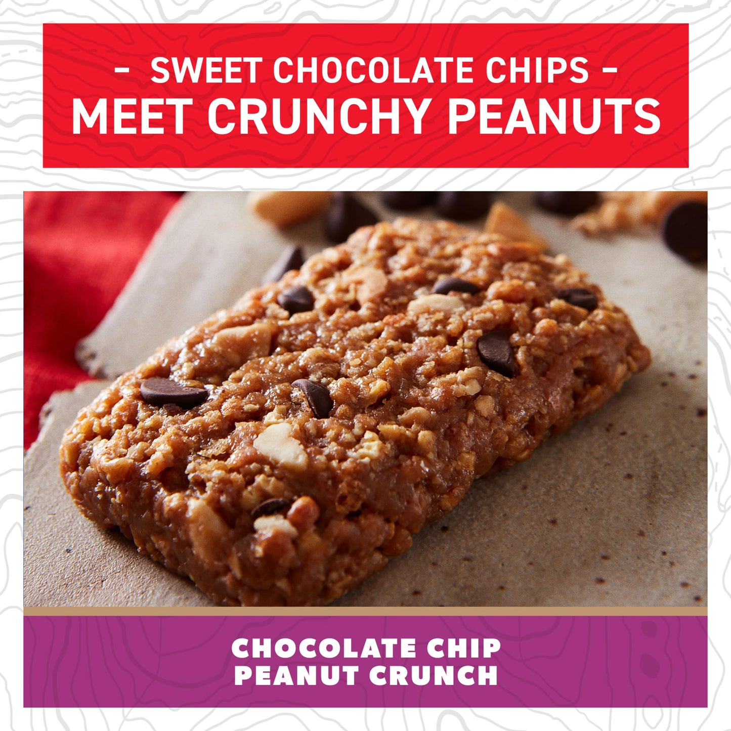 CLIF BAR - Energy Protein Bars - Chocolate Chip Peanut Crunch - Made with Organic Oats - Energy Bars - Non-GMO - (1 Count)