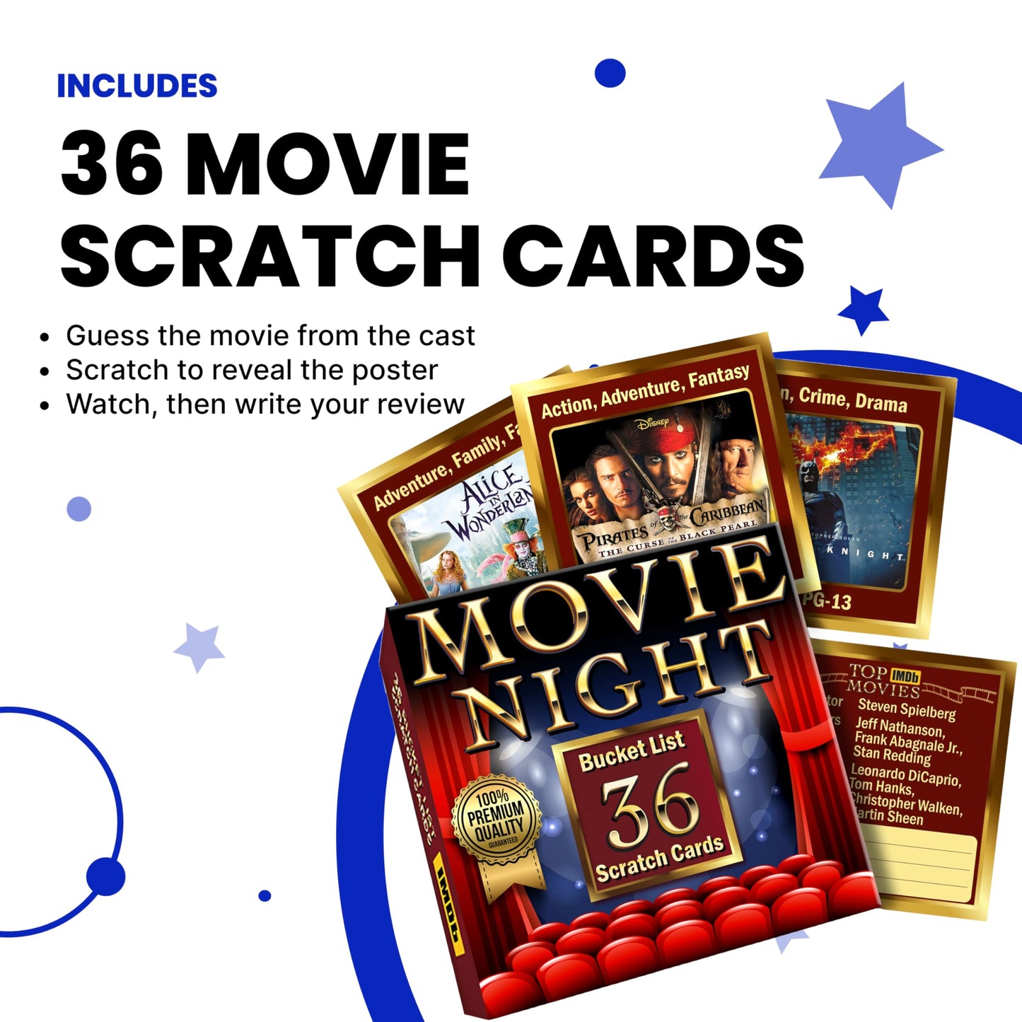 Movie Night Basket Gift Set - with Candy Variety Pack, Movie Trays, Movie Snacks & Popcorn Set - Gift Baskets For Families by Cheshire Gifts