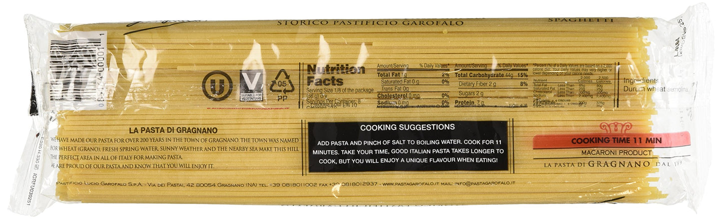 Garofalo Spaghetti Pasta No 9. - La Pasta Di Gragnano presso Napoli