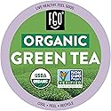 FGO Organic Green Tea K-Cup Pods for Keurig, 24 Count (Pack of 1), Premium Green Tea is USDA Organic, Non-GMO, & Recyclable with Naturally Occurring