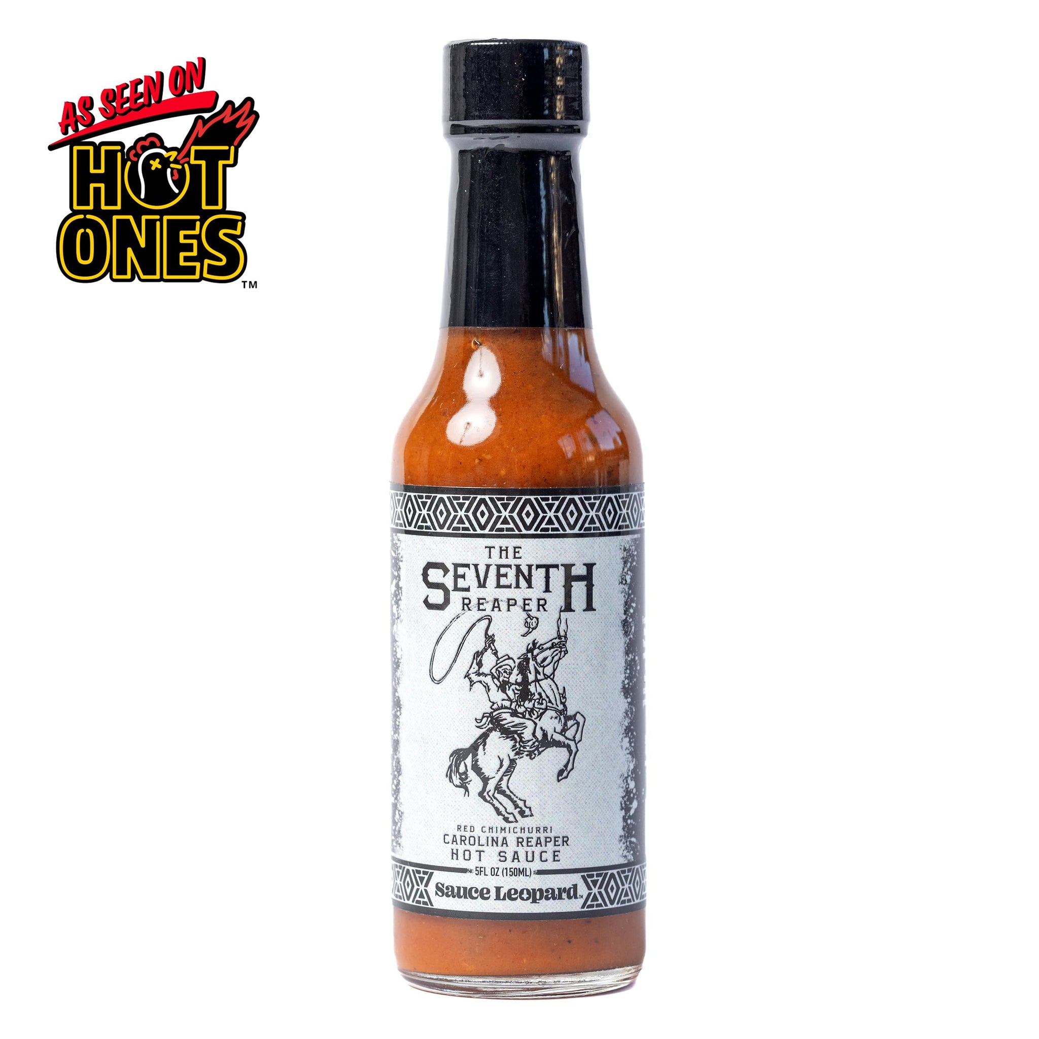 Sauce Leopard 2-Pack Hot Sauce - As seen on Hot Ones, The Seventh Reaper (Season 18) and Homegrown Hell Sichuan Tangerine (Season 29) - Carolina
