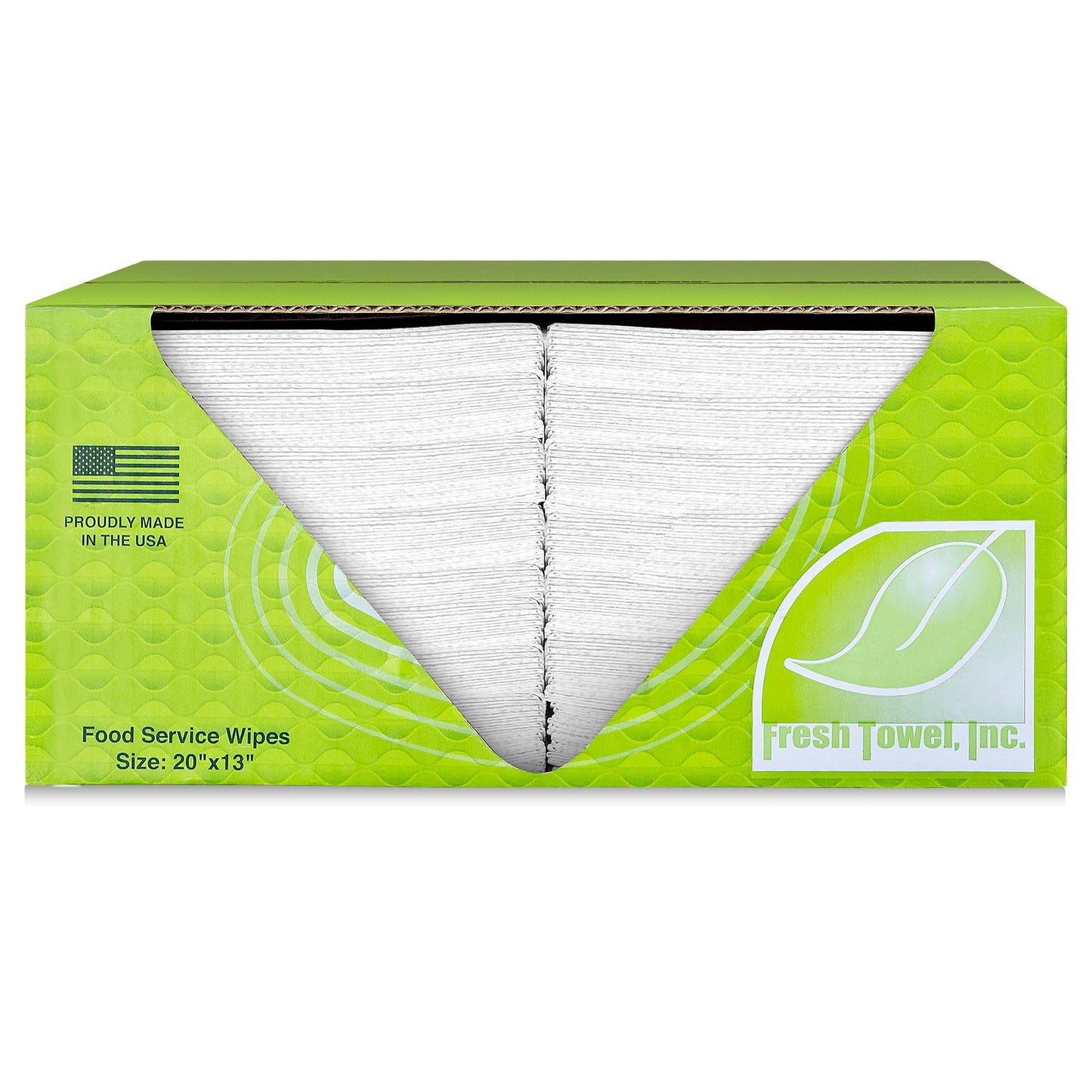 Fresh Towel Foodservice Reusable Paper Towels - 1/4 Fold, 13 x 20 inches - (1 Case of 150) All Purpose Cleaning Towels (White)