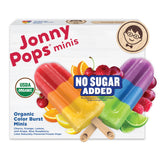 JonnyPops No Sugar Added Organic Color Burst Minis Frozen Pops 10ct