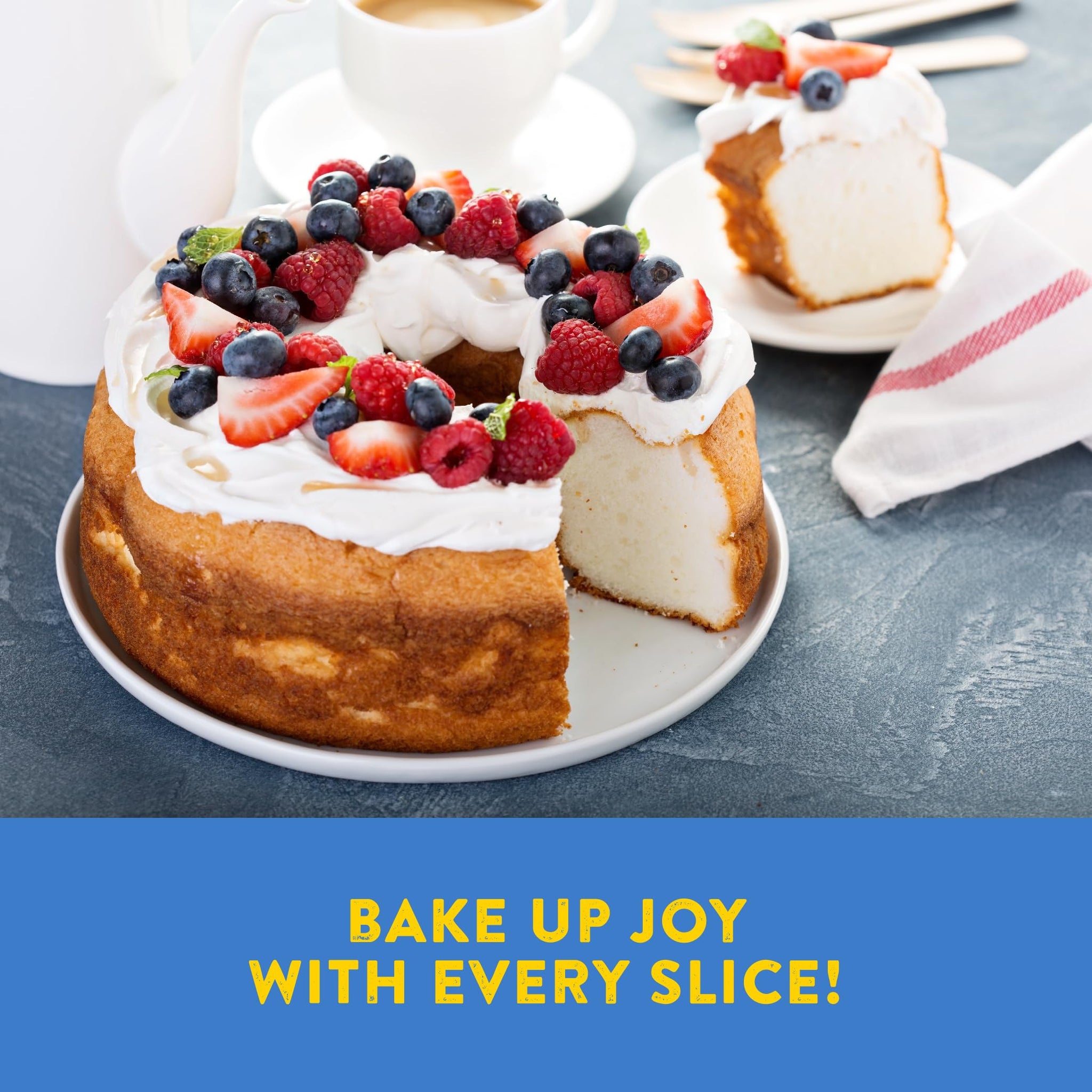 Kinnikinnick Cake Mix Variety Pack - Angel Food Cake, White Cake and Chocolate Cake Mixes- Gluten Free, Allergy Friendly Cake Mixes - 3 Pack, 1 of Each