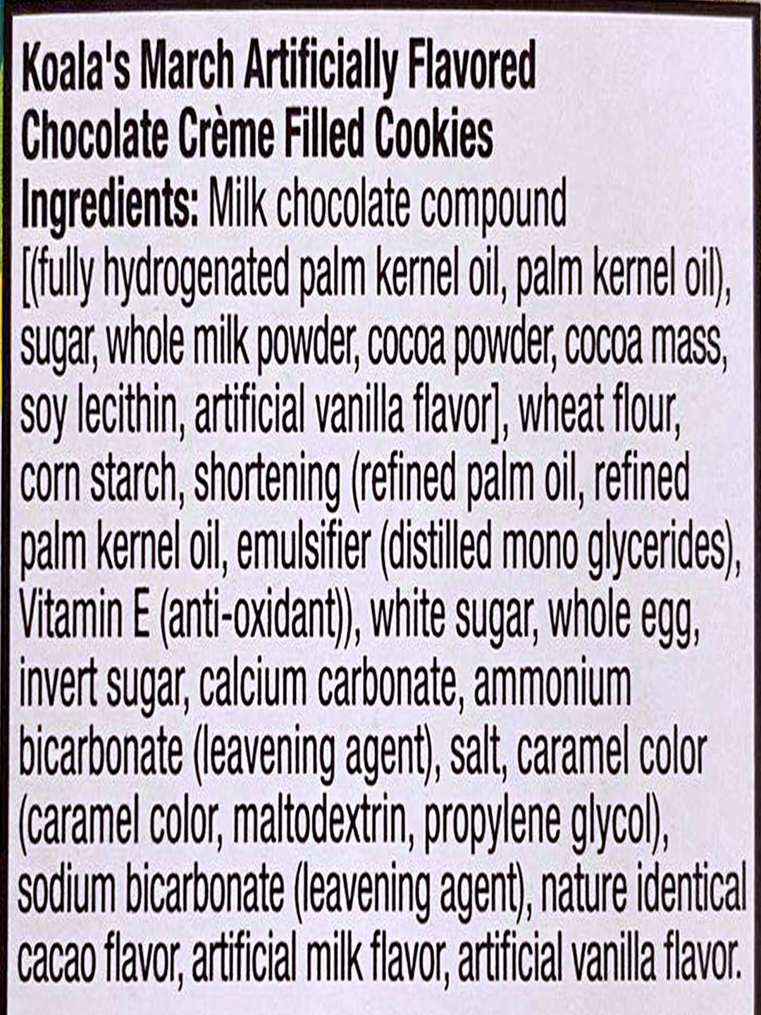 Koala's March Chocolate Creme Filled Cookies