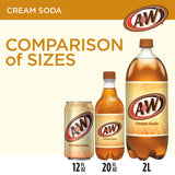 A&W Cream Soda, 12 fl oz cans, 12 pack