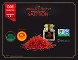 Afghan Saffron® USDA Organic Saffron, Premium Grade A+ All-Red Threads - Gourmet Saffron Spice for Paella, Risotto, Tea, Milk, and All Culinary Uses