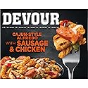 DEVOUR Cajun-Style Alfredo with Smoked Sausage & Chicken Frozen Meal, 10 oz Box