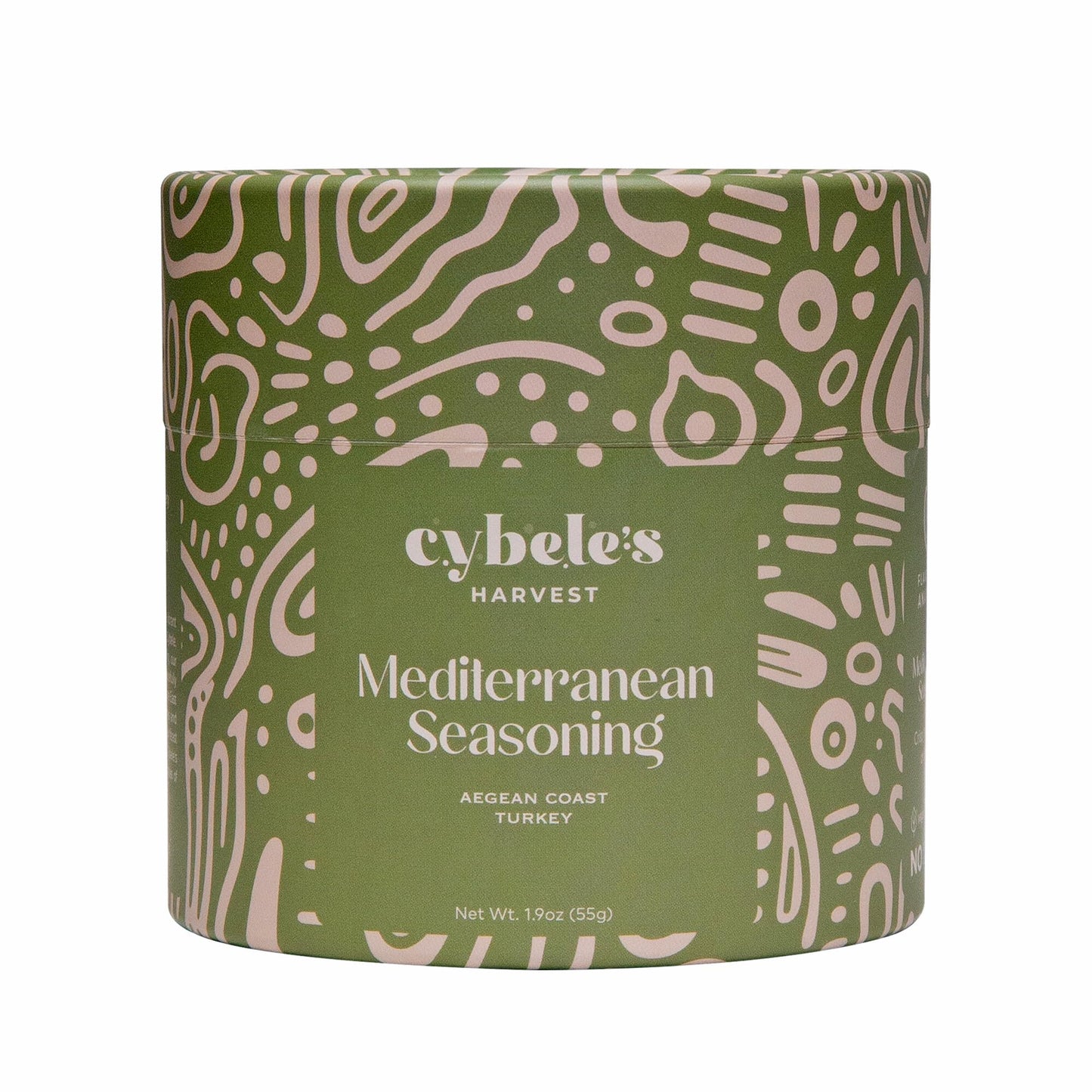 Cybele’s Harvest Mediterranean Seasoning 1.9oz, Herb Spice Blend, Greek Seasoning Alternative for Chicken Fish Vegetables