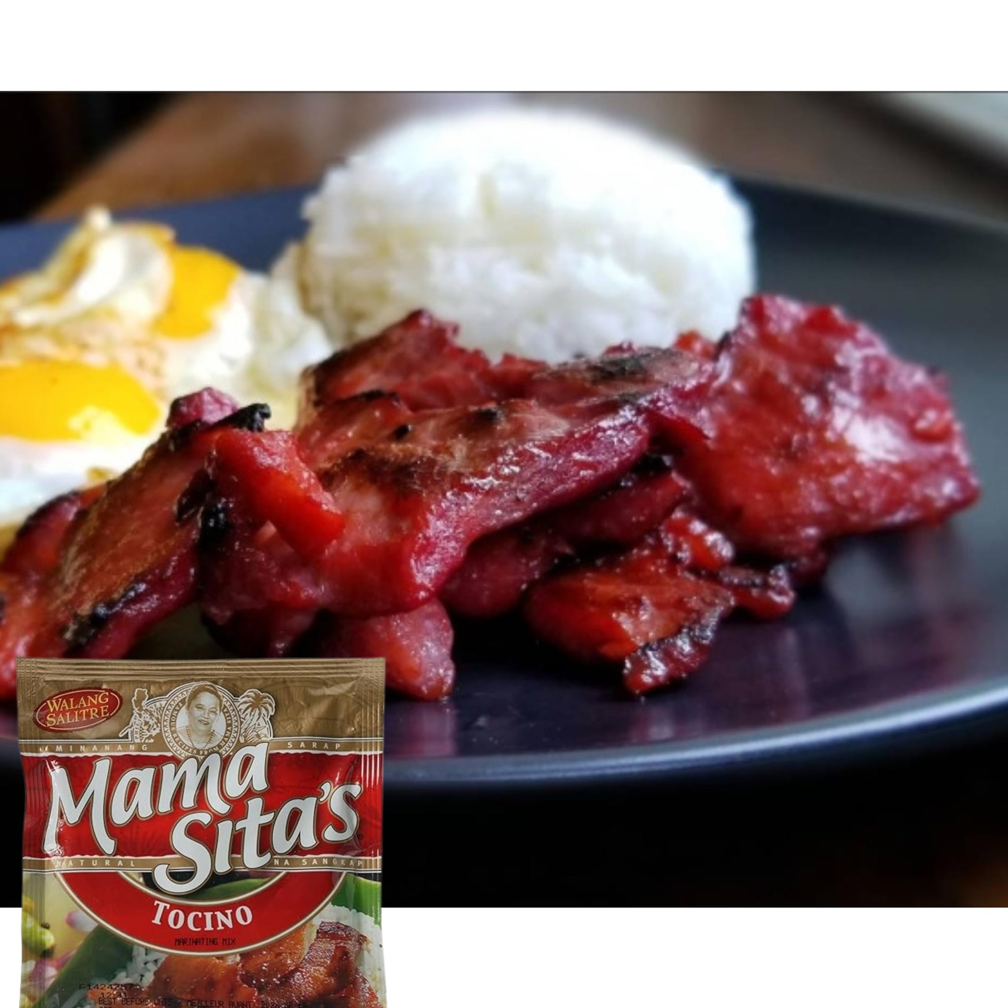 Mama Sita's - Marinating Mix - Tocino - 3 X 2.6 Oz. / 75 G - Product of the Philippines