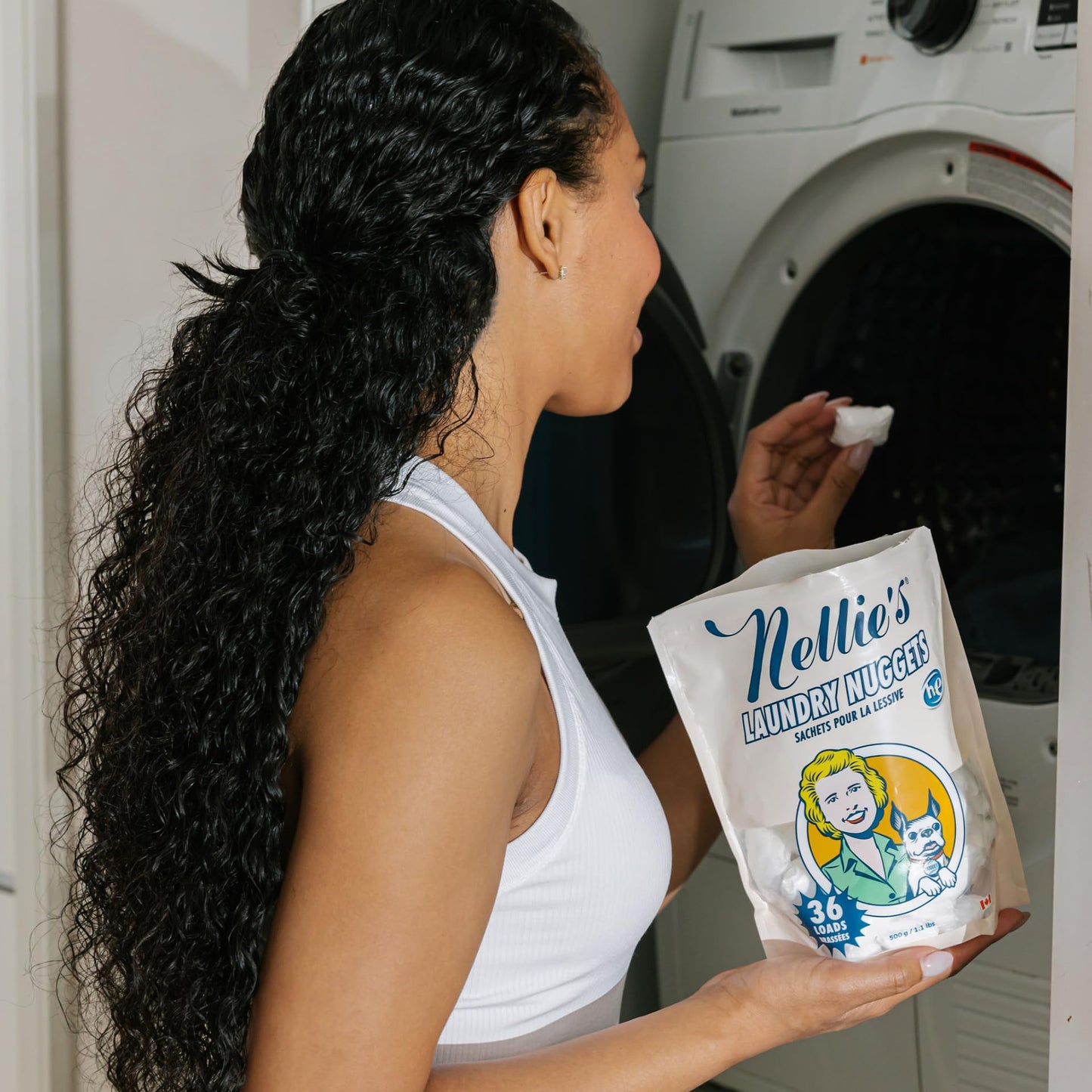 Nellie's Laundry Nuggets - Concentrated Detergent Pods - Vegan, Plant-Based, Biodegradable Formula - Effective & Gentle Cleaning - Eco-Friendly Power