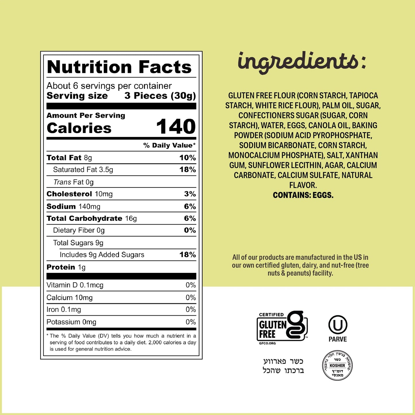 Katz Gluten Free Glazed Donut Holes. Soft & Sweet Mini Donut Bites, Free of Soy, Sesame, Dairy, and Nuts. Kosher snack, 6oz (1pk)