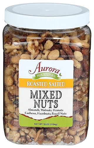 AURORA PRODUCTS Roasted & Salted Mixed Nuts, 39 OZ