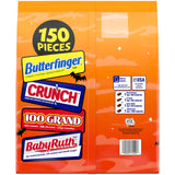 Butterfinger & Co. Bulk Chocolate-y Halloween Candy Bag, Mini and Fun Size Mix of 100 Grand, Butterfinger, Crunch & Baby Ruth for Trick or Treat Bags