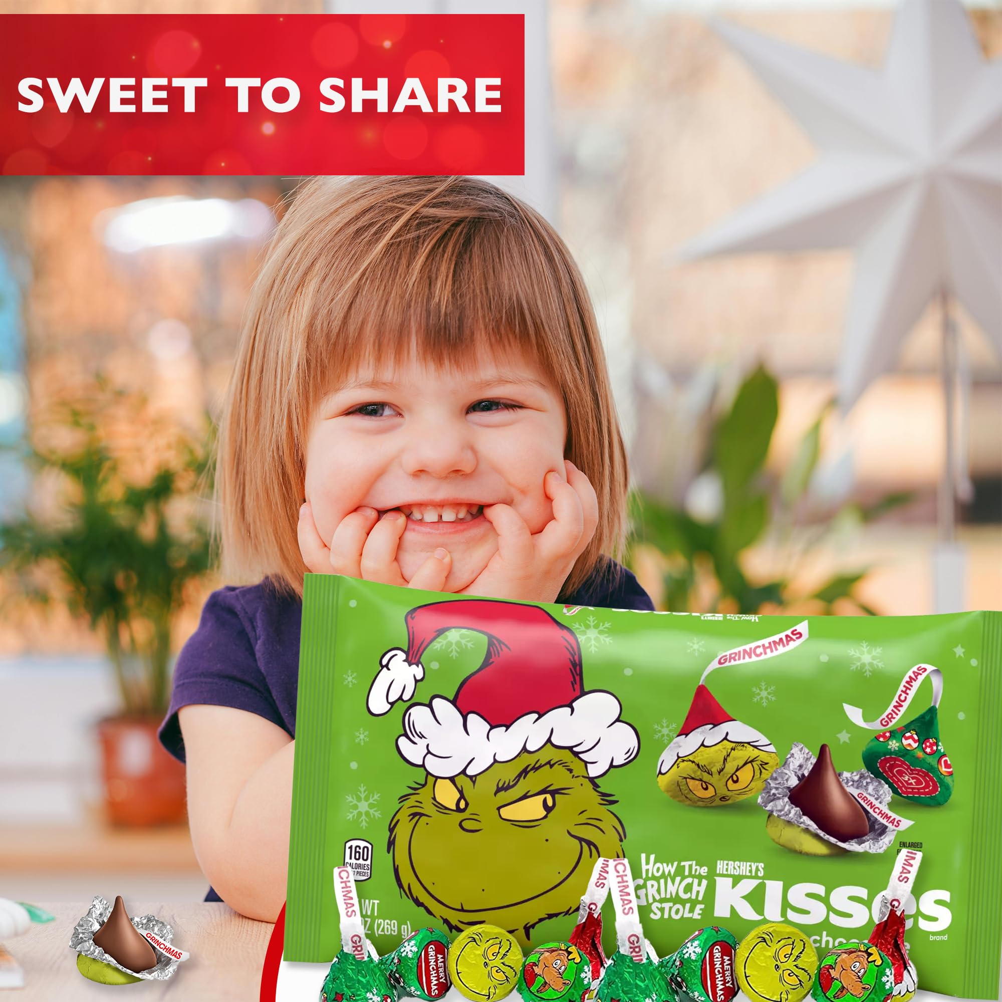 Chocolate Drops Candy 2 Pack of 9.5oz Bags of Chocolate Christmas Candy, Holiday Chocolate Drops, Stocking Stuffer Candy for Kids and Adults