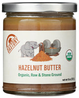 Dastony Organic Raw Hazelnut Butter, 8 oz | Only One Ingredient | Vegan, Paleo and Keto Friendly, Non GMO, Gluten-free - Pack of 1