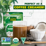 Native Forest Coconut Milk Powder - Vegan Coconut Cream Powdered Creamer, Dairy Free, Gluten Free - 5.25 ounce Bags (Pack of 6)