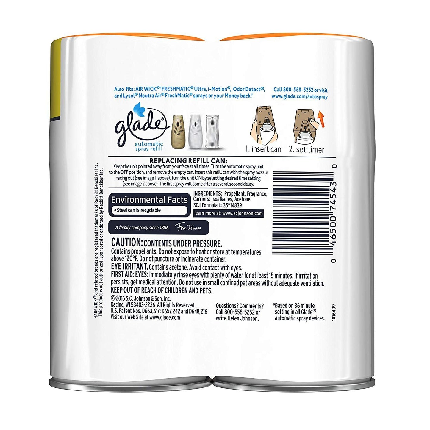 Automatic Spray Refill Value Pack (Pack of 2)
