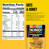 Kind Healthy Grains Granola Variety Pack, Gluten Free, Healthy Snack Mix, Peanut Butter, Cinnamon Oat, Oats & Honey, 5-10g Protein, 11oz, 3 Count