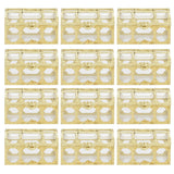 QANYEGN 12PCS Hollow Out Candy Box, Chocolate Gift Treat Boxes, Wedding Container Case for Wedding, Parties Use(Small-ld)