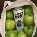 Lucky Energy Sugar Free Energy Drinks, OG Luck, 16oz Cans (12-Pack) Healthy, Zero Sugar Energy Drink with Maca, Ginseng, Beta-Alanine, Taurine & 200mg