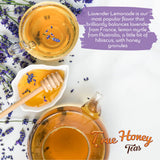 True Honey Lavender Lemonade Tea Bags - Tranquil Tea for Sleep, Stress Relief and Calm - All Natural Organic Lemon Myrtle Herbal Caffeine-Free Blended
