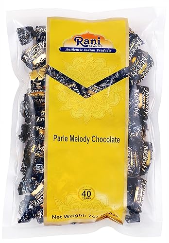 Rani Parle Melody Chocolate 7oz (200g) Individually Wrapped ~ Indian Tasty Treats | Vegan | Gluten Friendly | NON-GMO | Indian Origin