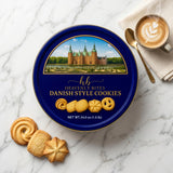 Heavenly Bites Danish Style Butter Cookies in Metal Tin 24 Oz