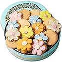 Cookie Gift Basket, Shortbread Flower Cookies Box, Gift Idea for Mothers Day, Holiday Present for Men, Women, Children, Bonnie and Pop