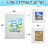 Laundry Detergent Sheets (120 Loads) Eco-Friendly, Hypoallergenic, & Enzyme-Based Powerful Stain Removal - Convenient for Travel & Space-Saving