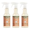 MRS. MEYER'S CLEAN DAY Multi-Surface Everyday Cleaner, Geranium Scent, 16 Fl Oz Bottle - 3 Pack