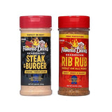 Famous Dave's Seasoning Variety Bundle - 2 pck, Steak & Burger & Rib Rub (13.75 oz.)