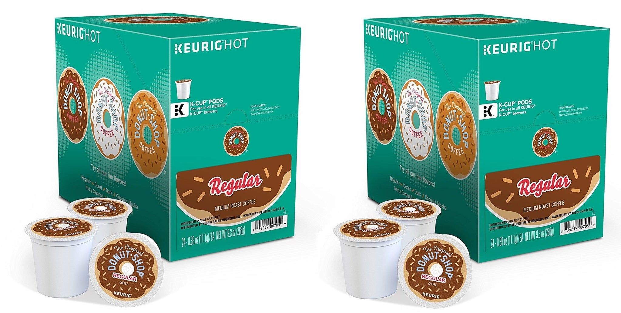 Keurig, The Original Donut Shop, K-Cup packs (Regular - Medium Roast Extra Bold, 48 Count)
