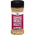 McCormick Himalayan Pink Salt with Black Pepper and Garlic All Purpose Seasoning, 6.5 oz