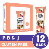 This Bar Saves Lives., Granola Bars Peanut Butter Jelly, 1.4 Oz, 12 Pack