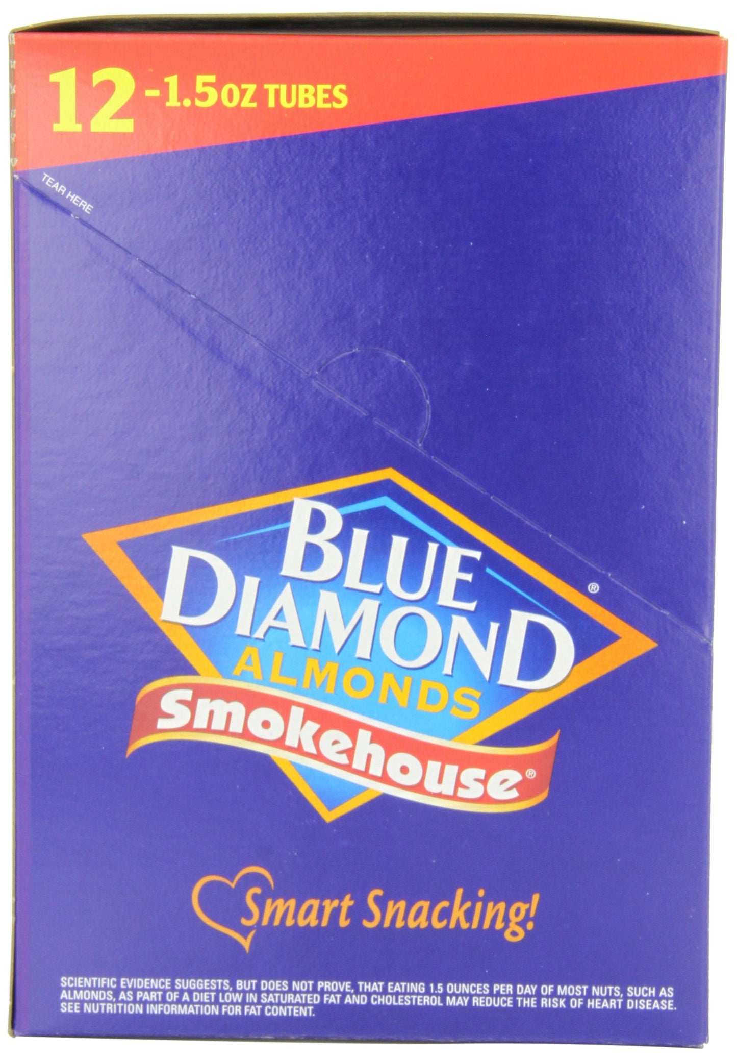 Blue Diamond Almonds, Smokehouse, 1.5-Ounce Packages (Pack of 24)